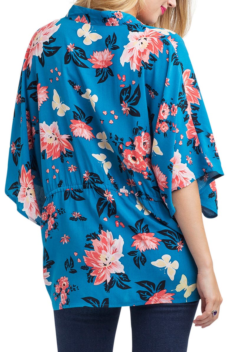 Nom Maternity Floral Maternity Top, Alternate, color,