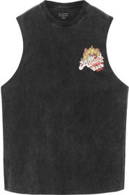 AllSaints Roque Sleeveless Graphic T-Shirt