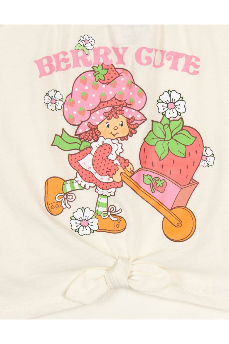 Tee and Bubble Skirt Set, Alternate, color, Vanilla Bonbon Pink