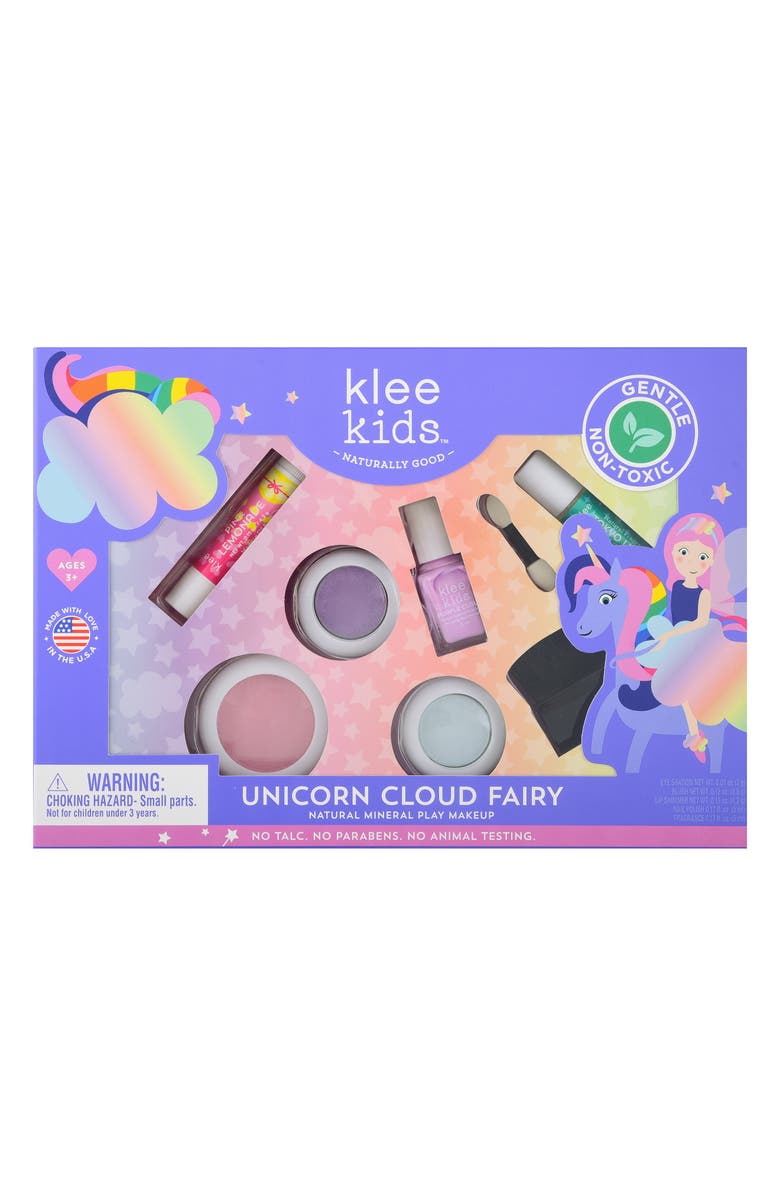 Klee Kids Kids' Unicorn Cloud Fairy Mineral Play Makeup Set, Alternate, color,