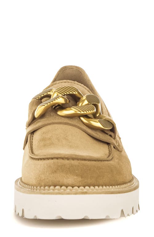 Gabor Platform Bit Loafer In Brown
