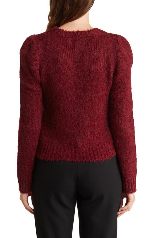 Derek Lam 10 Crosby Locken Long Sleeve Sweater In Red