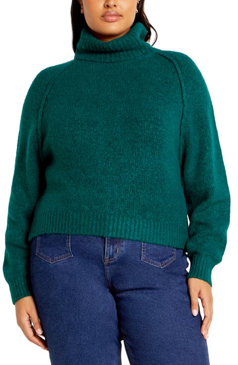 Demi Turtleneck Sweater (Plus)