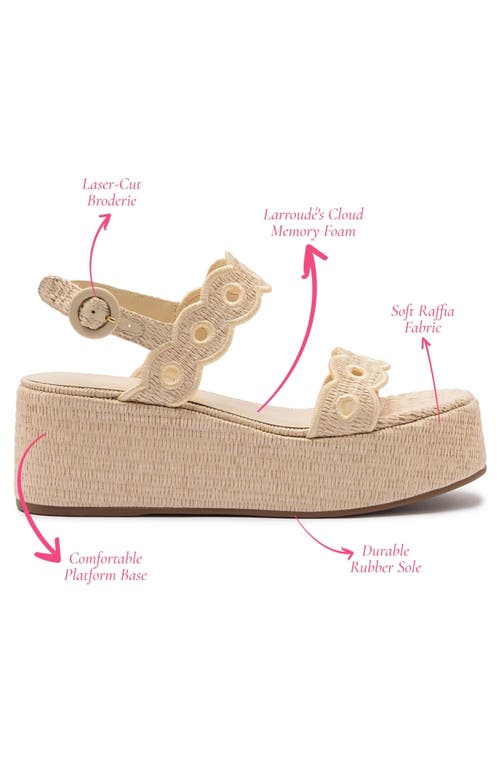 Larroude Larroudé Florence Broderie Flatform