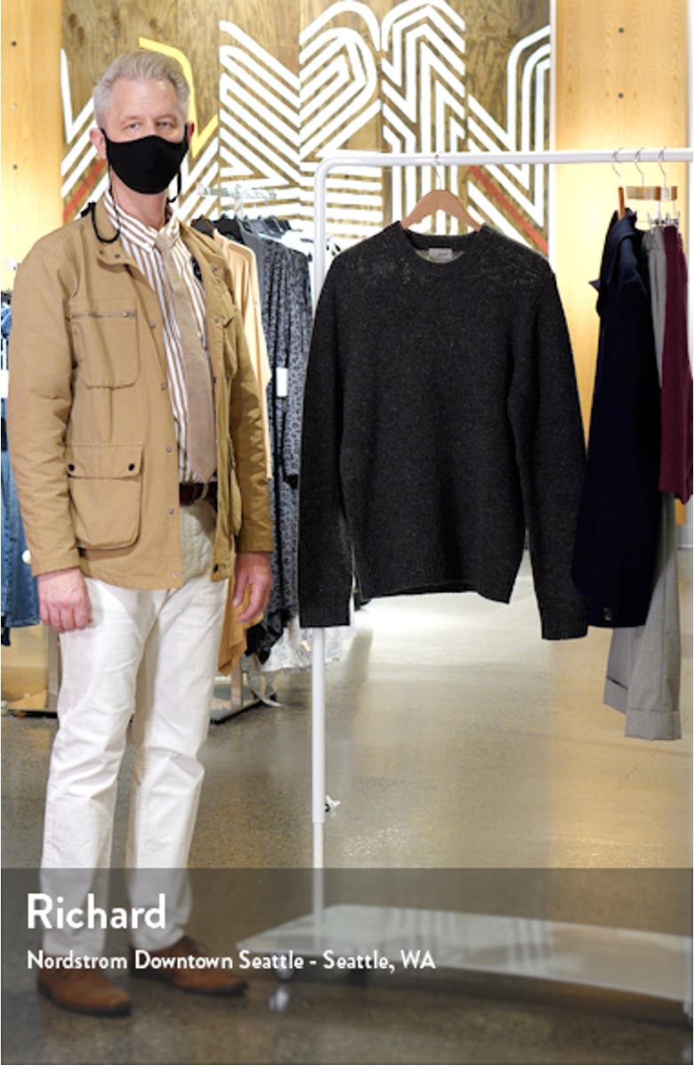 Men's Classic Ragg Wool Crewneck Sweater, sales video thumbnail