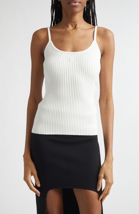 Logo Rib Tank Top