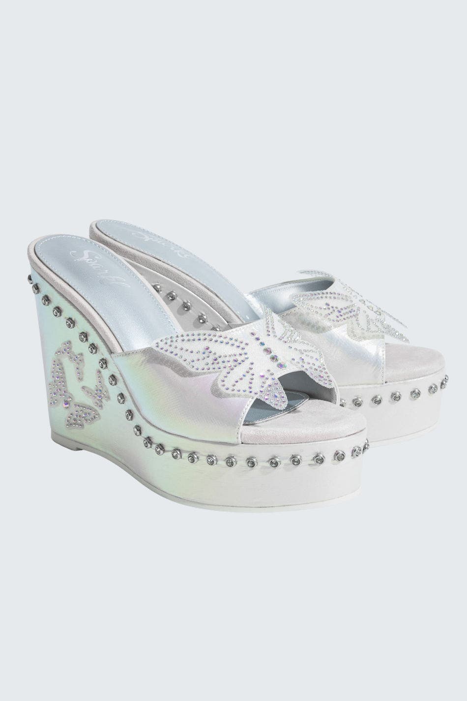 SPARKL BIANCA WEDGE, Alternate, color, White