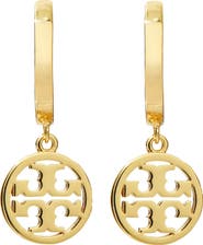 Tory Burch Icon Huggie Hoop Earrings
