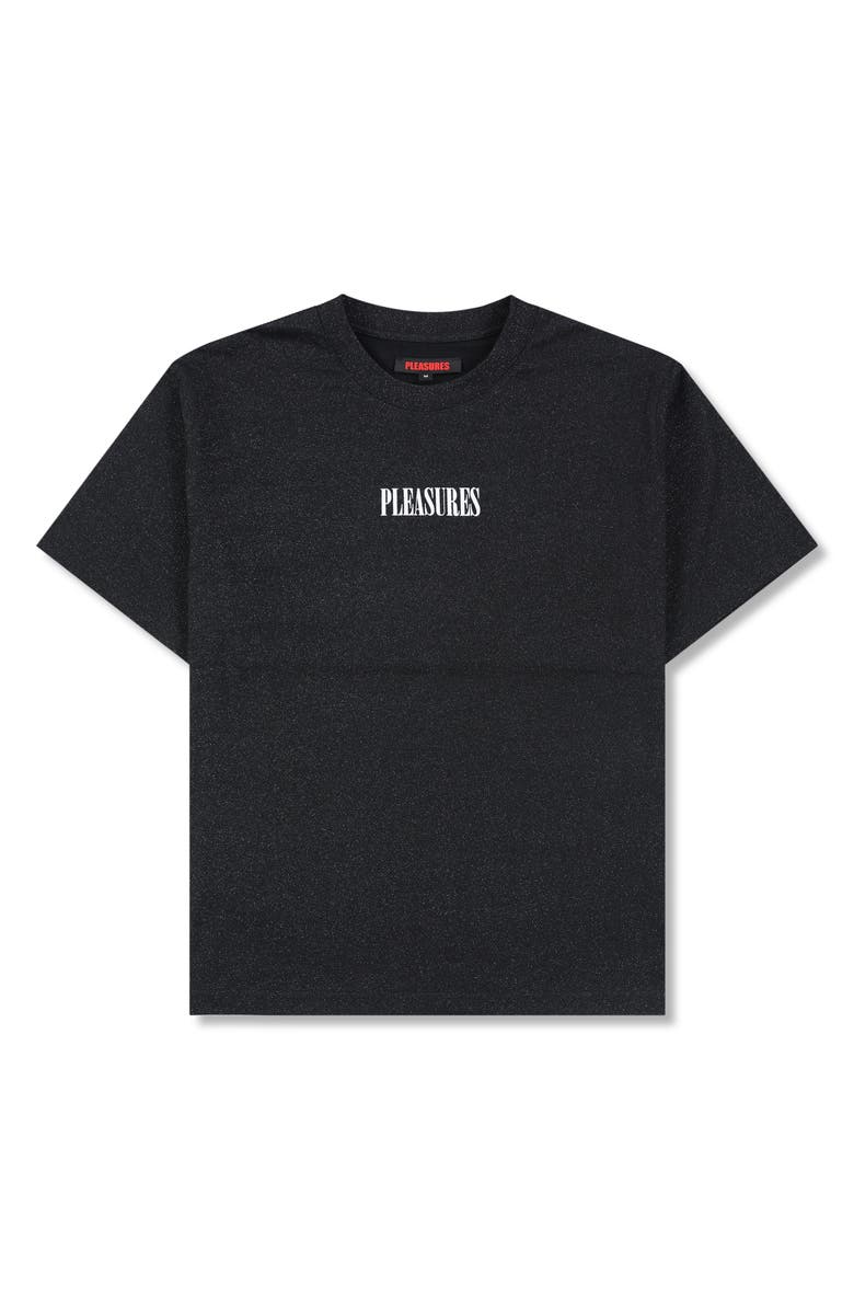 PLEASURES Starry Heavyweight T-Shirt, Alternate, color, Black