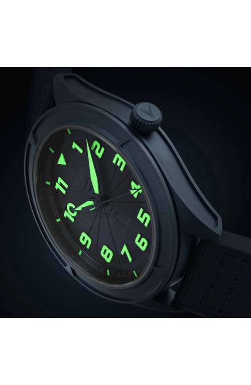 Vincero The Stratos Titanium Solar Webbing Strap Watch, 41mm