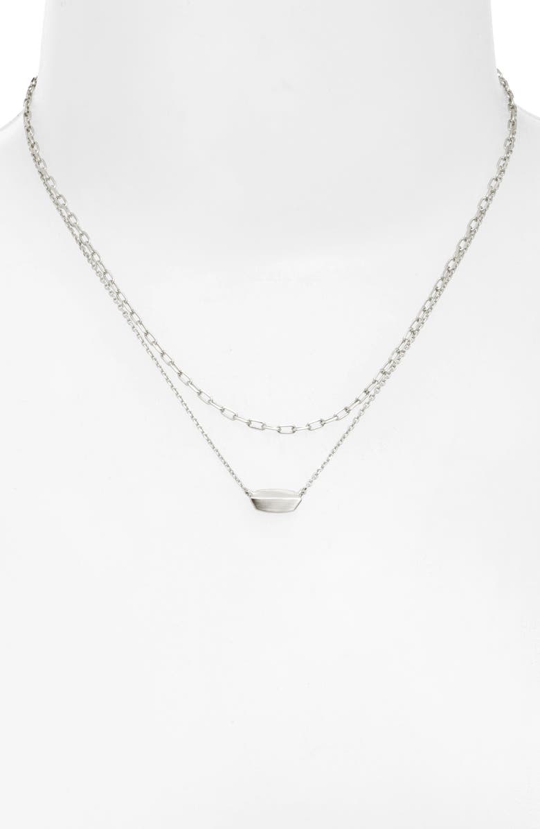 Kendra Scott Brooke Layered Pendant Necklace, Alternate, color, 