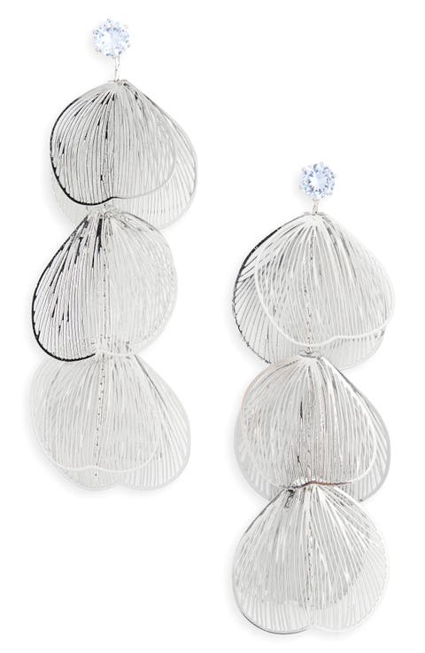 Dainty Flower Drop Earrings