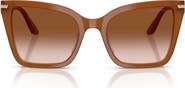 Emporio Armani 53mm Gradient Square Sunglasses