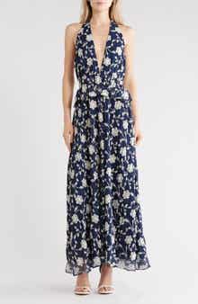 Ramy Brook Lily Genevieve Maxi Halter Dress