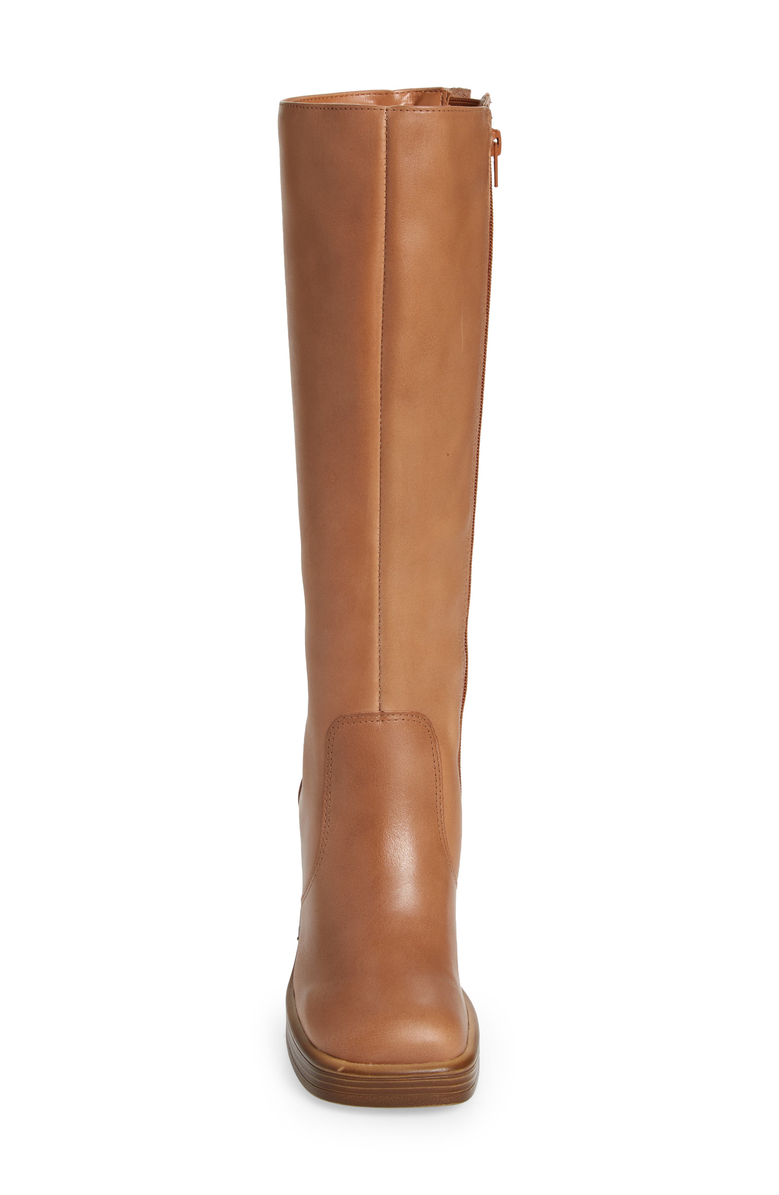 Fanatik Knee High Boot, Alternate, color, TAN LEATHER