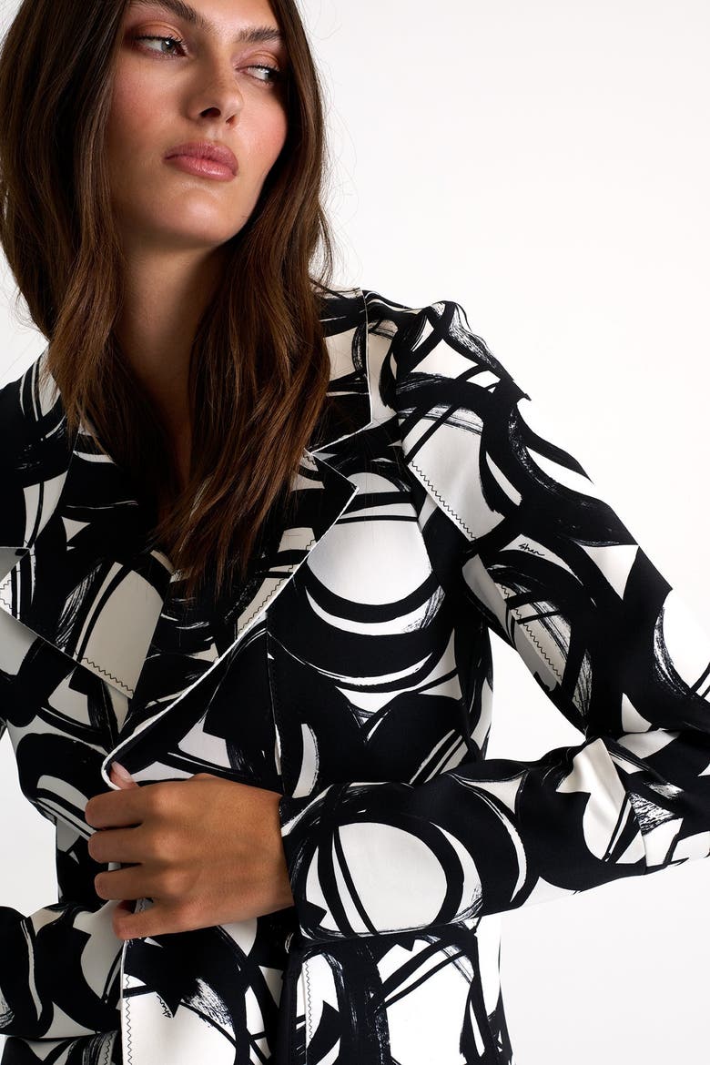 Structured Blazer, Alternate, color, Multi Print