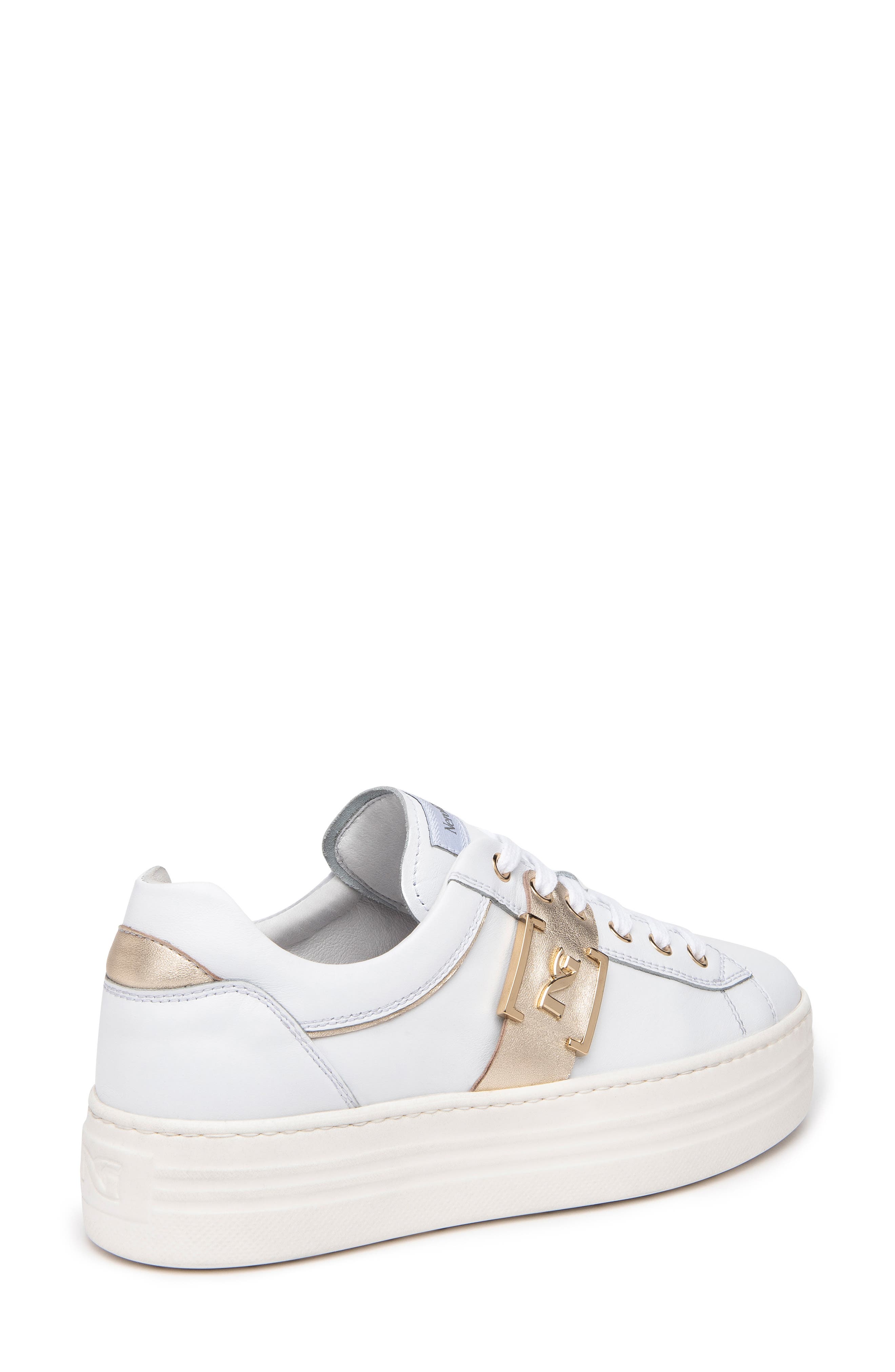 NeroGiardini Logo Plate Platform Sneaker, Alternate, color, 