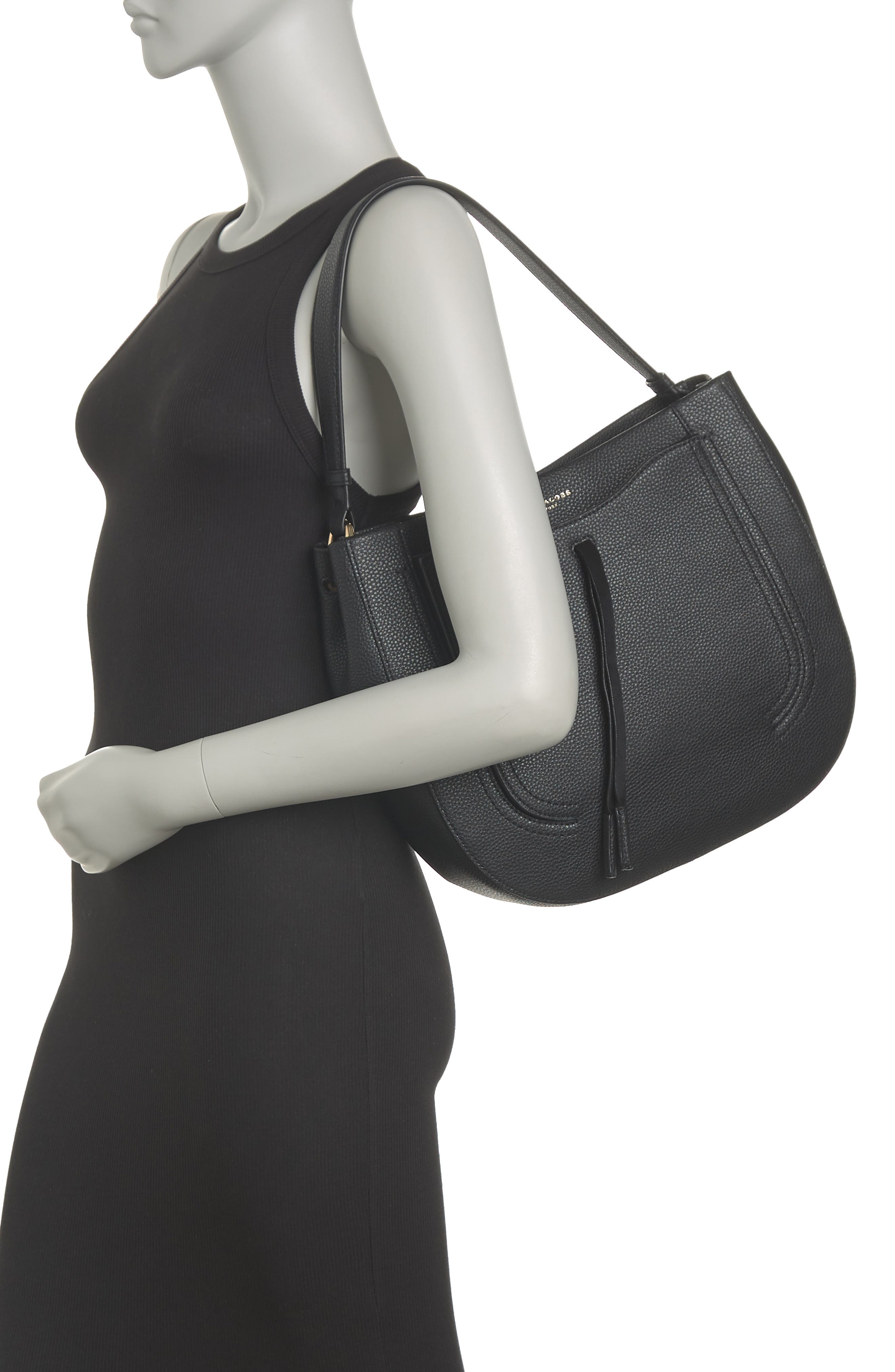 Marc Jacobs Leather Hobo Bag, Alternate, color, 