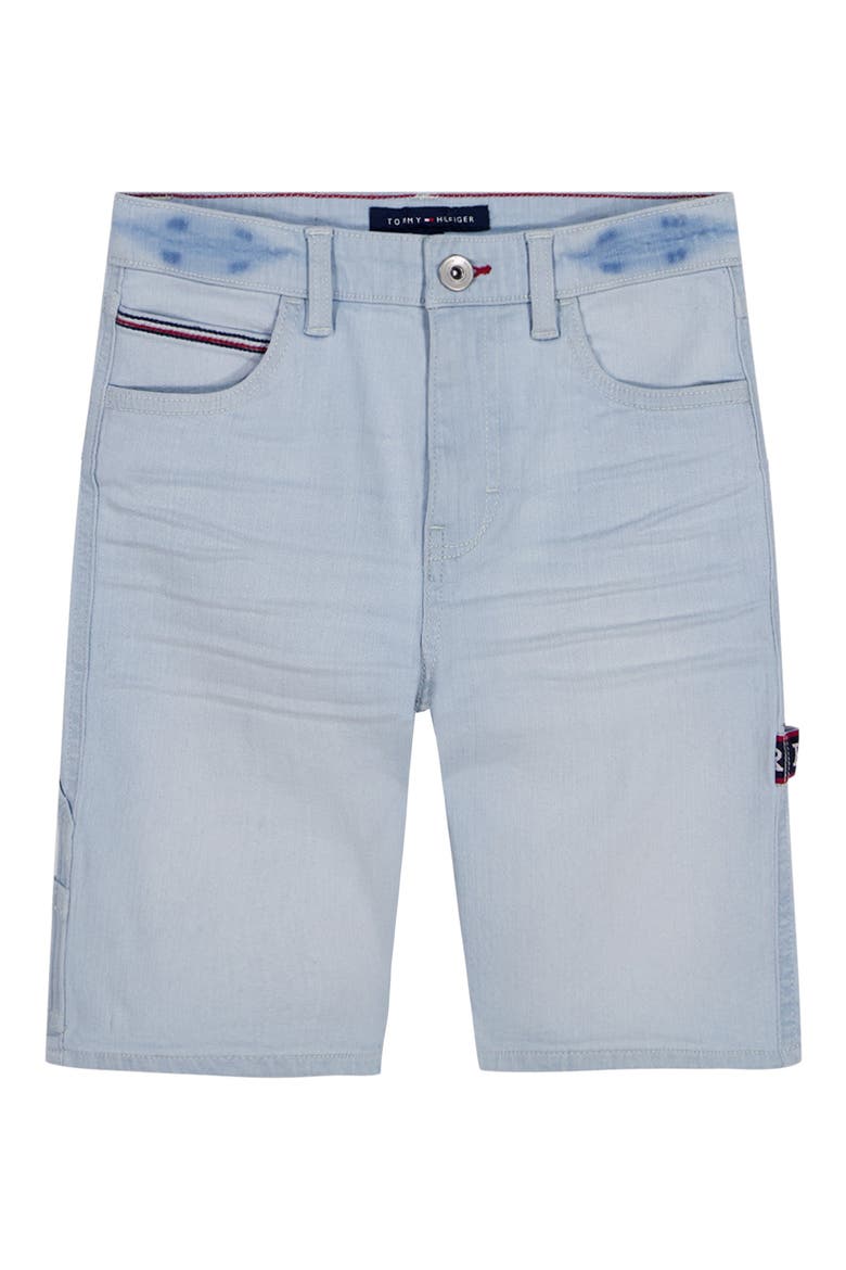 Kids' Utility Denim Shorts, Main, color, CLOUDBURST
