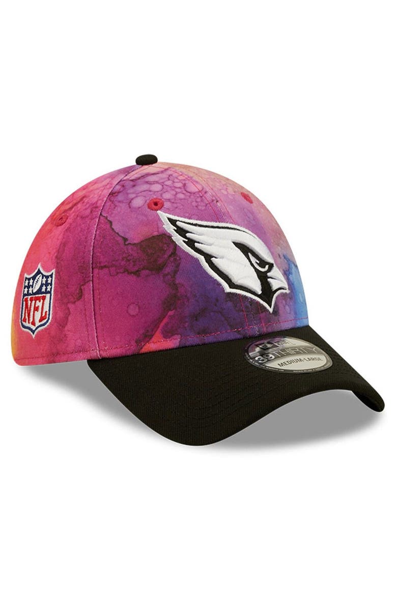 Men's New Era Pink/Black Arizona Cardinals 2022 NFL Crucial Catch 39THIRTY Flex Hat, Main, color, Pink