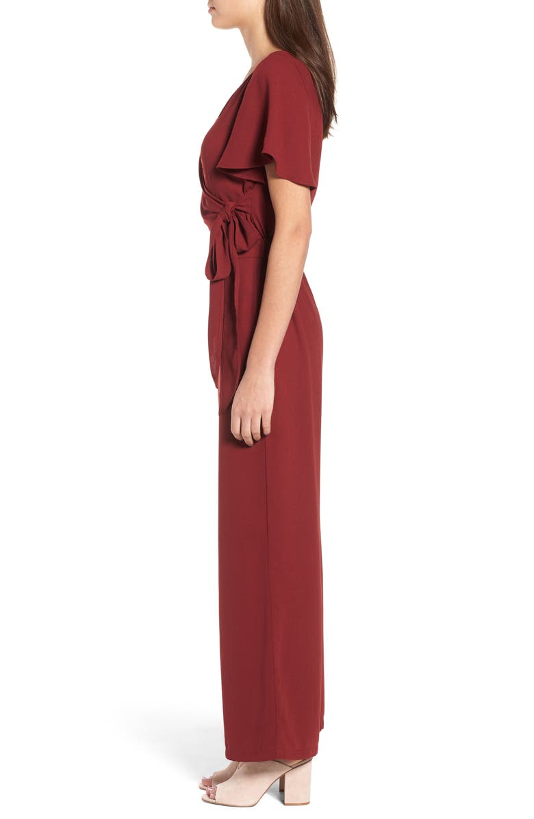 Leith Surplice Jumpsuit, Alternate, color, 