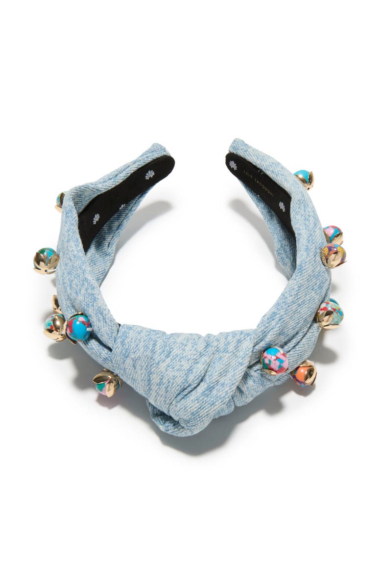 Knotted Terrazo Medley Headband, Alternate, color, STONE WASH