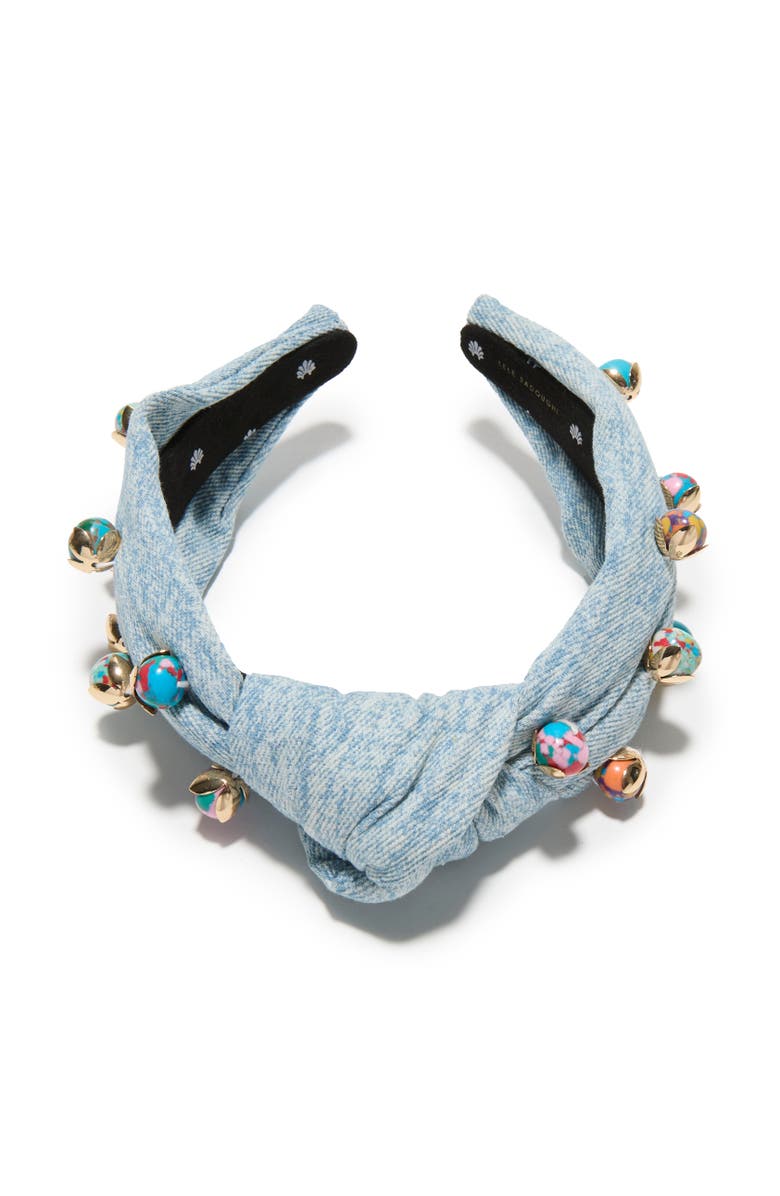 Lele Sadoughi Knotted Terrazo Medley Headband, Alternate, color, Stone Wash