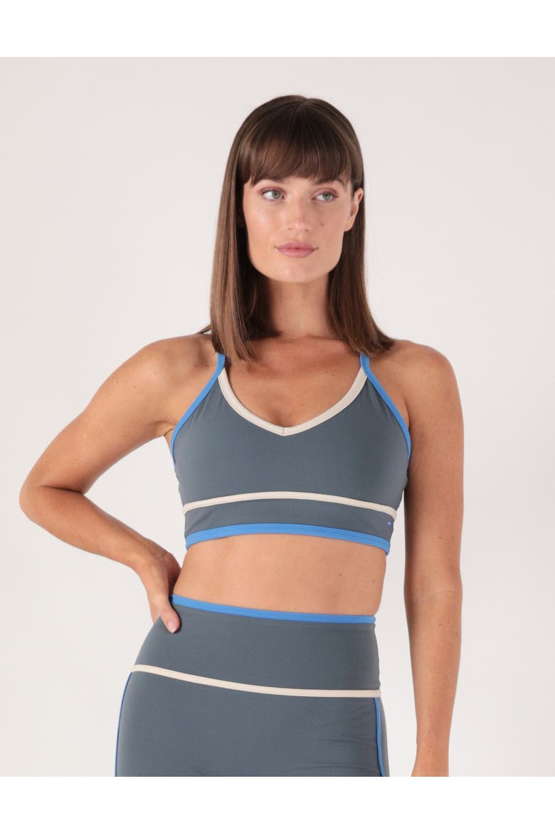 Flyer Bra, Alternate, color, Slate/Oatmilk/Azure