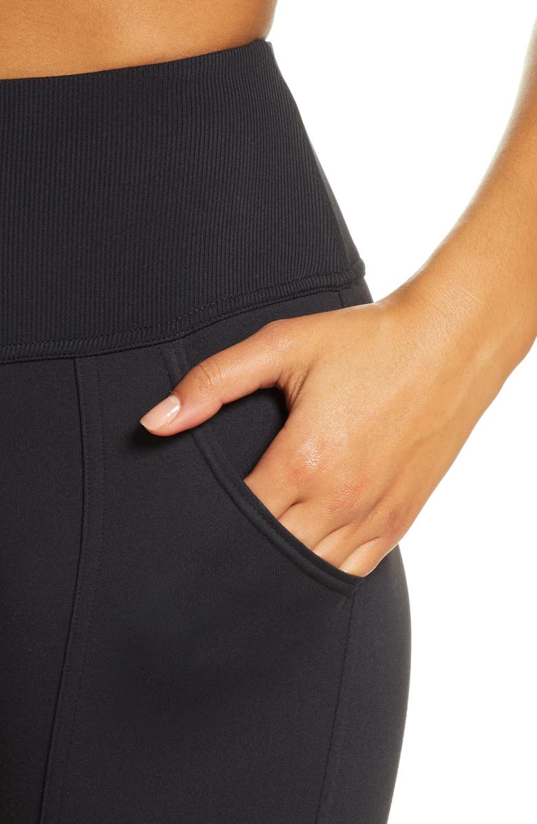 Zella Live In High Waist Crop Kick Flare Leggings, Alternate, color,