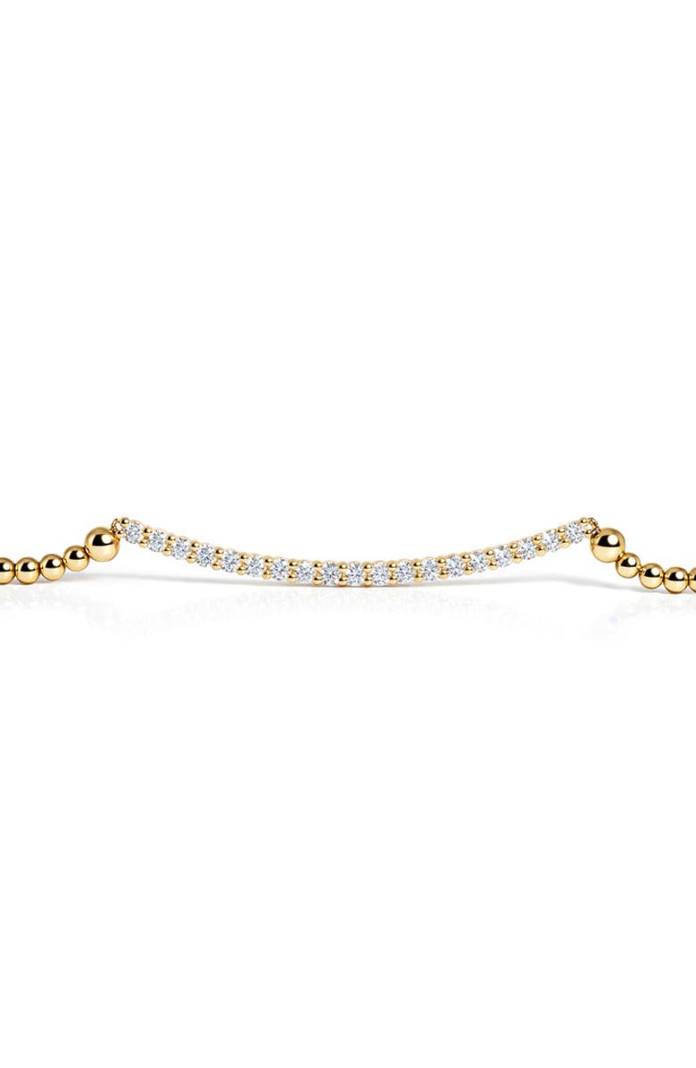 ZARUX ArcRadiant Diamond Necklace, Alternate, color, Yellow Gold
