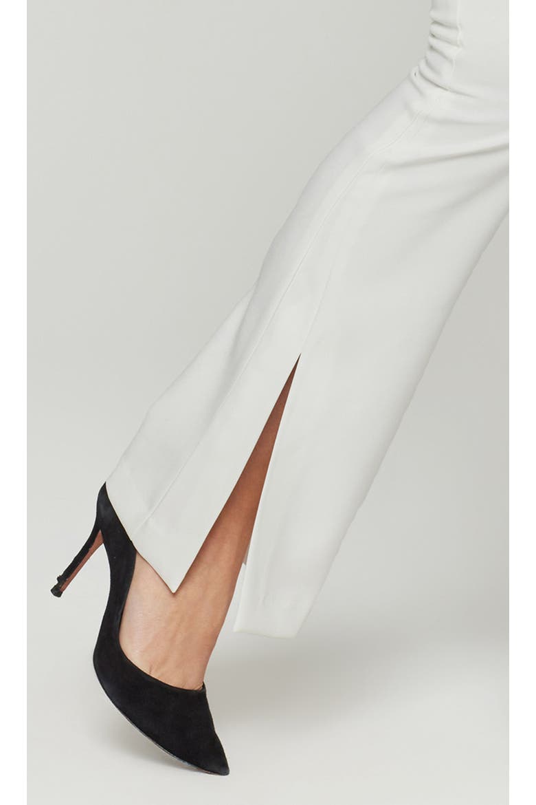 Benita Slit Pants, Alternate, color, White