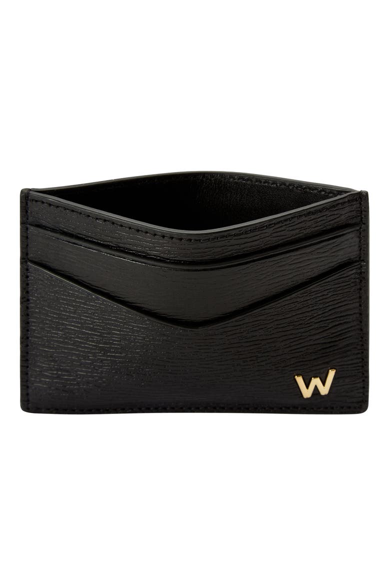 W Cardholder, Alternate, color, Black
