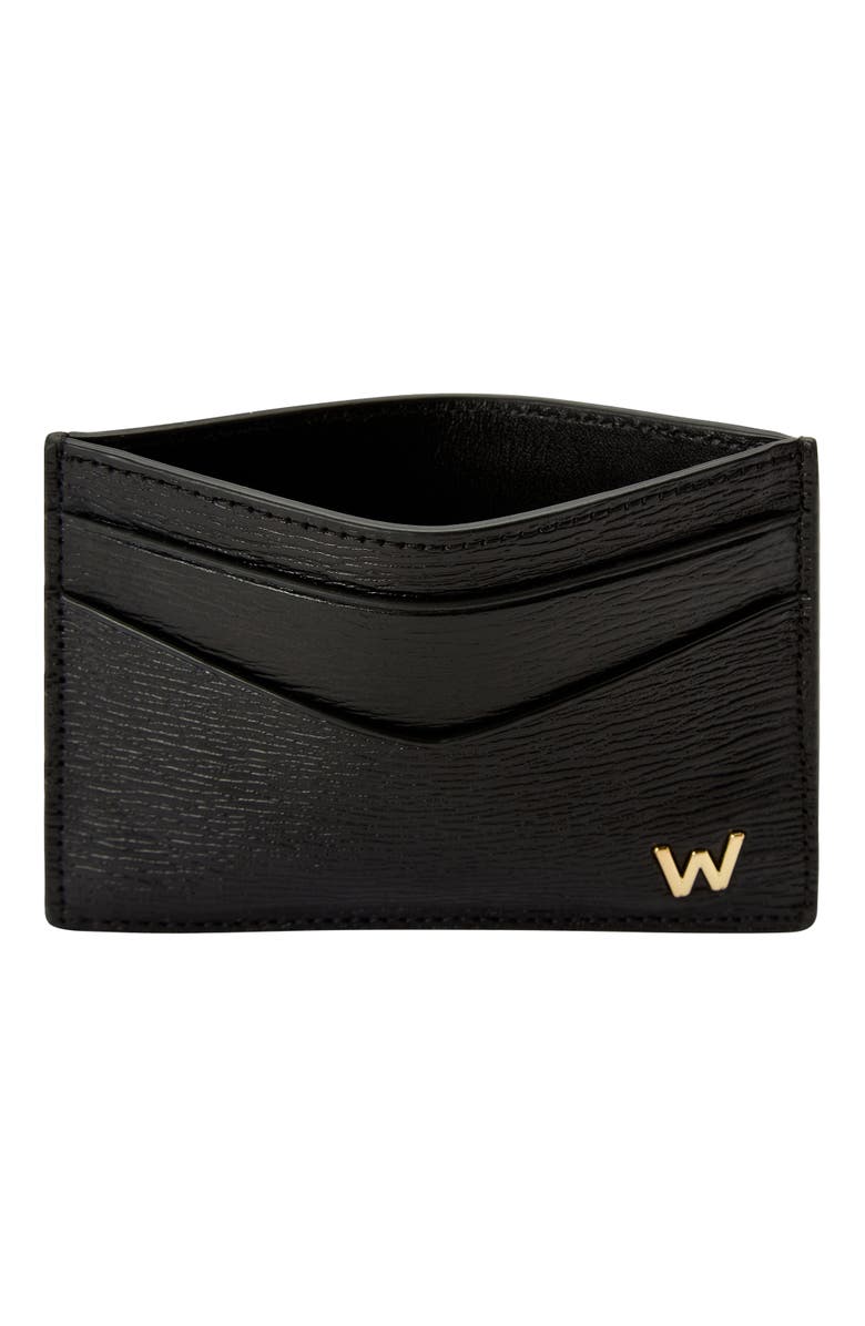 WOLF W Cardholder, Alternate, color, Black