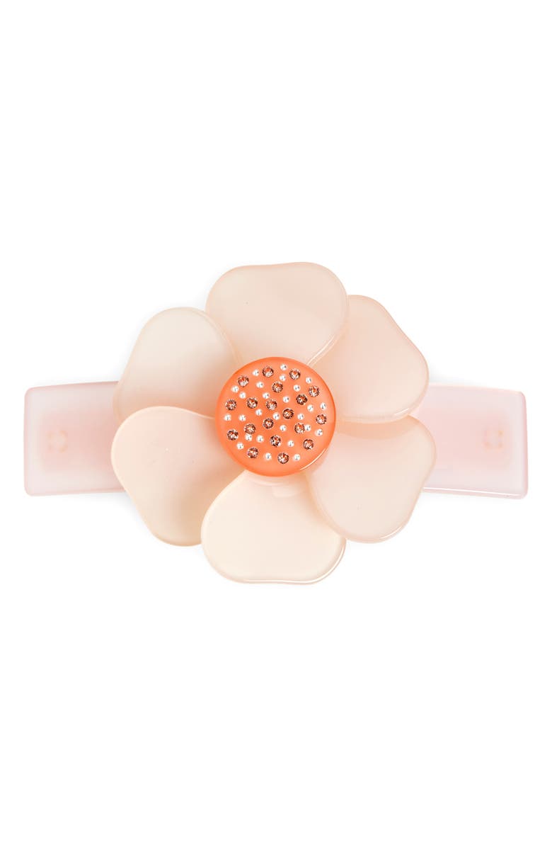 France Luxe Sunflower Barrette, Main, color, 