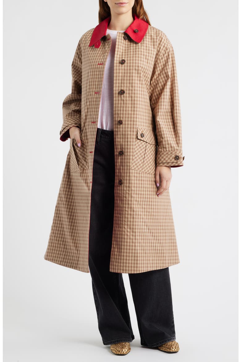 Anja Reversible Trench Coat, Alternate, color, TAN