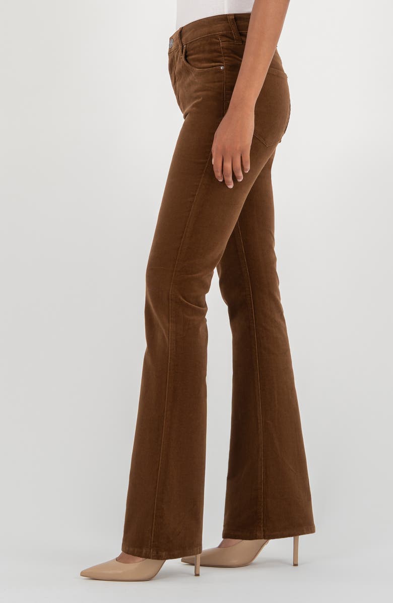 KUT from the Kloth Ana Fab Ab High Waist Corduroy Flare Jeans, Alternate, color, Whiskey