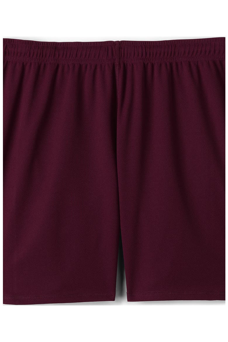 School Uniform  Mesh Gym Shorts, Alternate, color, Burgundy