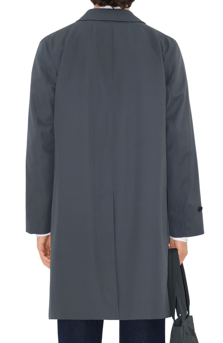 Burberry Cotton Gabardine Car Coat, Alternate, color, Magnet