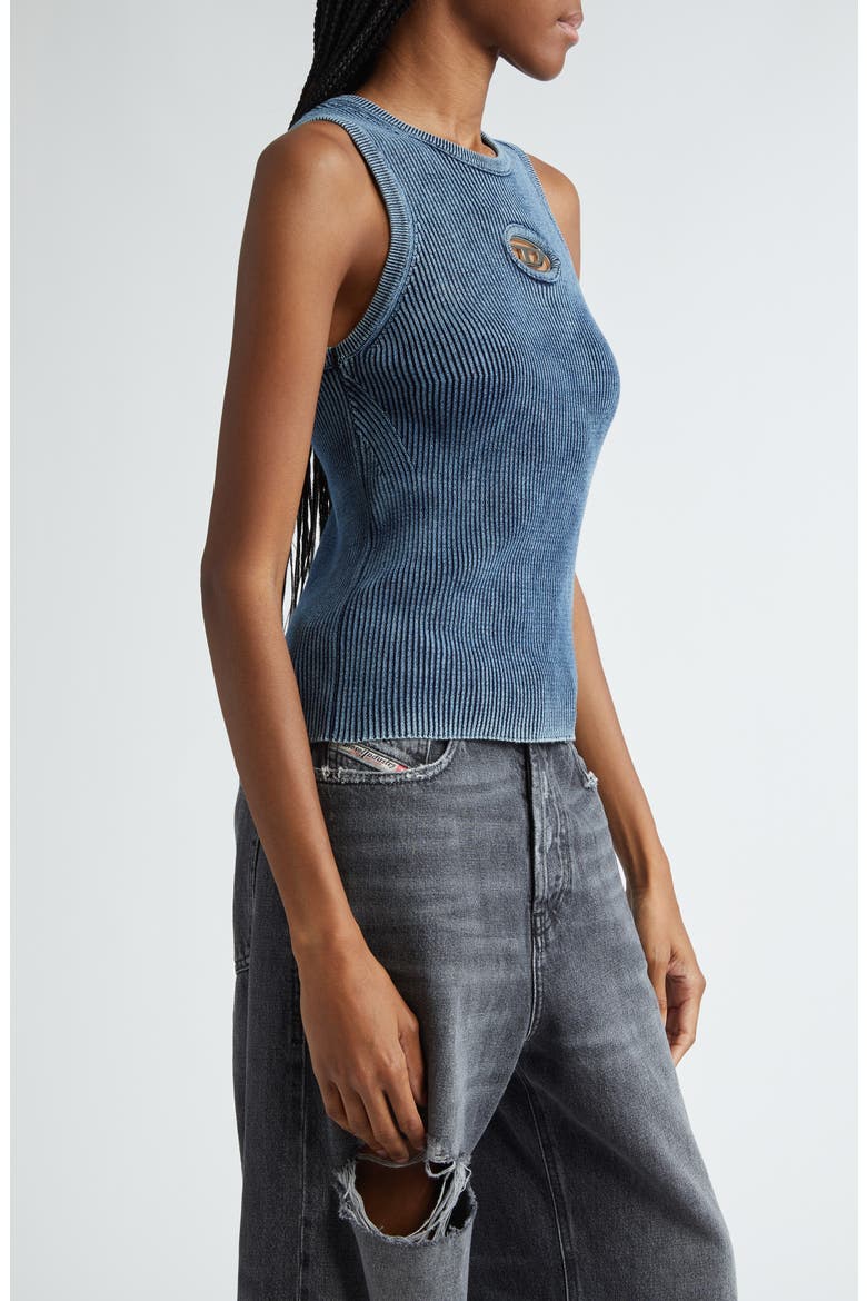 M-Anchor Cotton Rib Tank, Alternate, color, BLUE