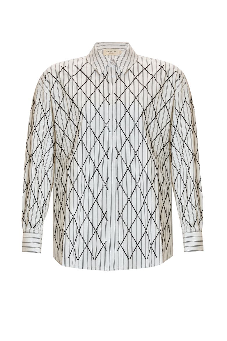 Kailee Embroidered Shirt, Alternate, color, MULTI COLOR
