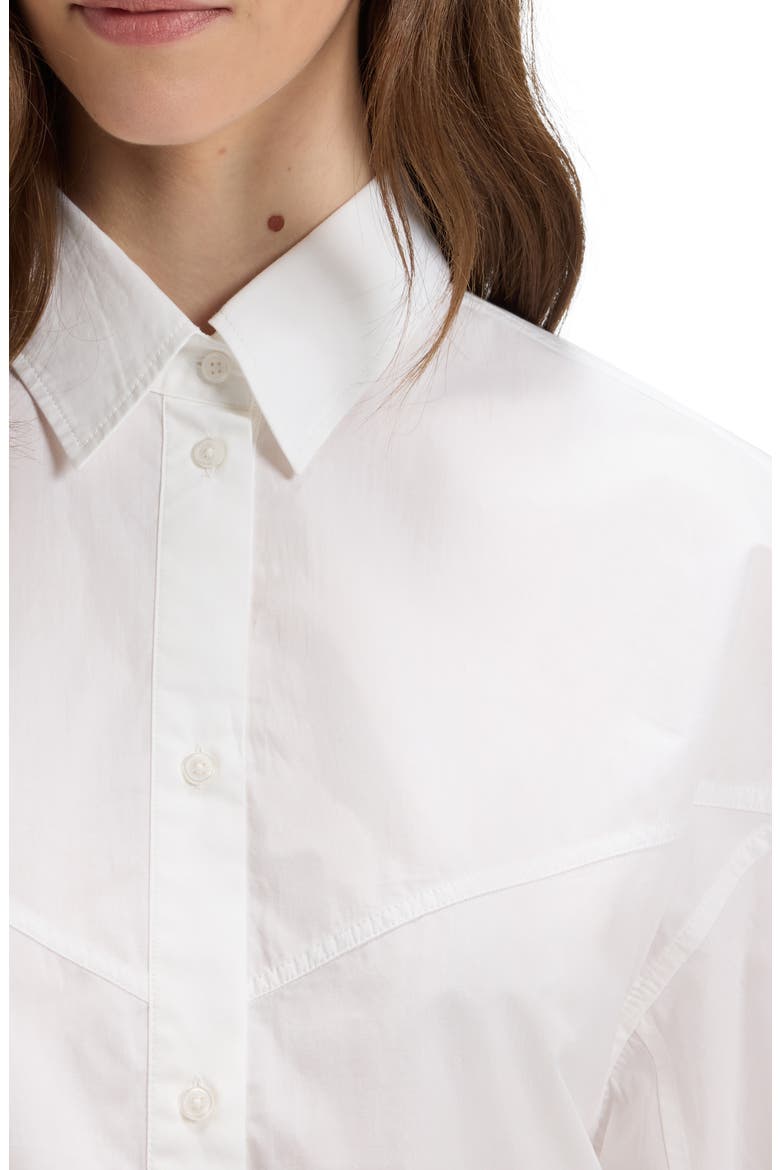 Bostaffa Cotton Button-Up Shirt, Alternate, color, WHT