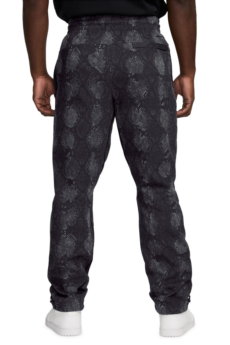 Jordan Snake Print Dri-FIT Fleece Sweatpants, Alternate, color, BLACK/ BLACK