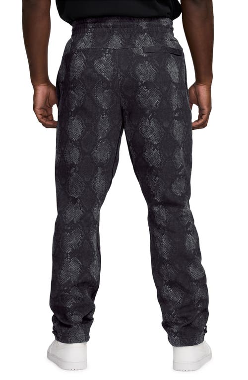 NIKE NIKE JORDAN SNAKE PRINT DRI-FIT FLEECE SWEATPANTS