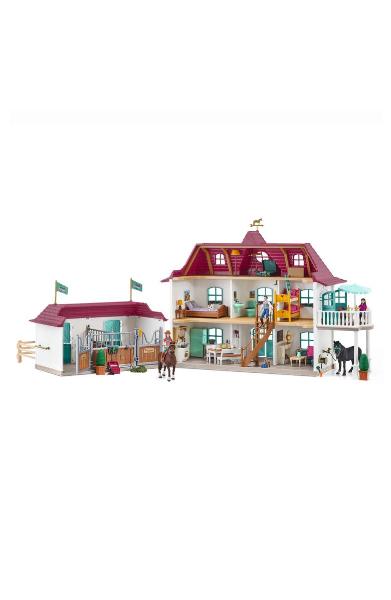 Schleich Horse Club<sup>™</sup> Lakeside Country House & Stable Playset, Main, color, 