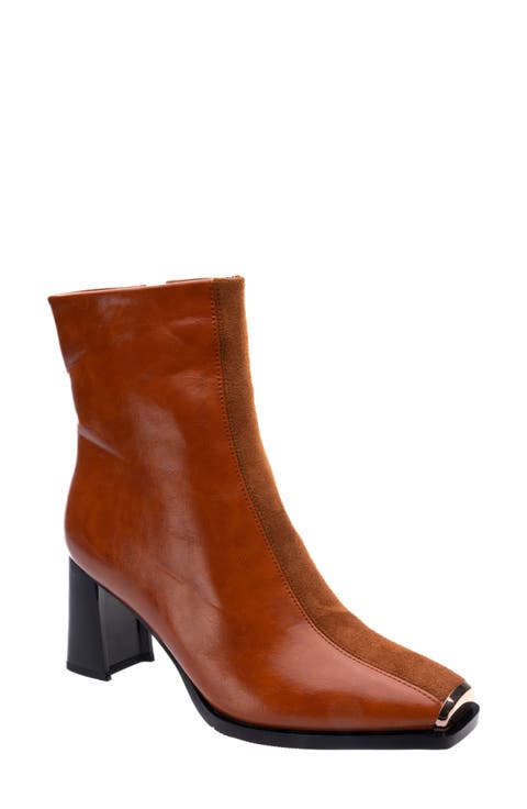 Tempo Tipped Block Heel Bootie (Women)