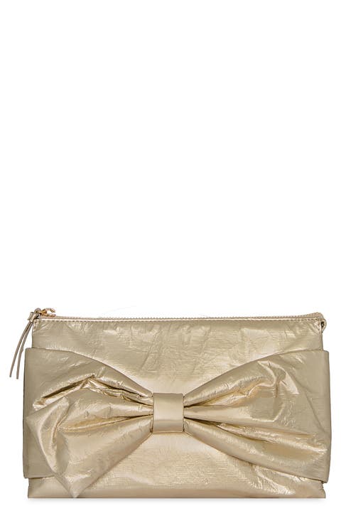 Bow Metallic Clutch