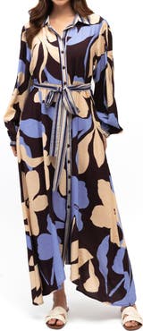 Studibaker Hawk Flora Maxi Shirtdress