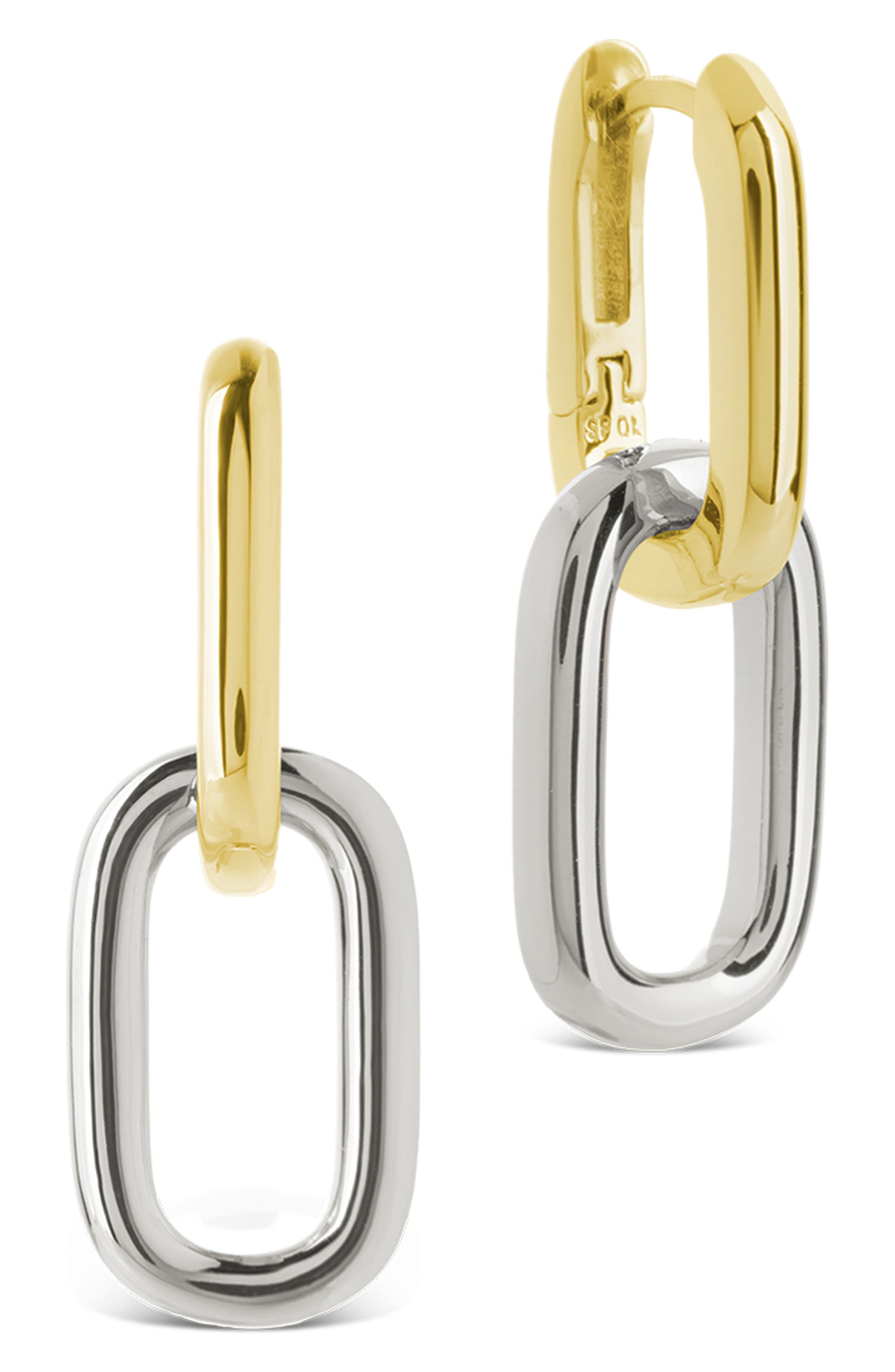 Estella Dualtone Dangle Earrings