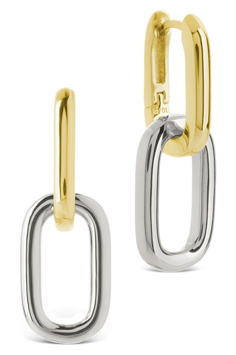 Estella Dualtone Dangle Earrings, Main, color, DUALTONE