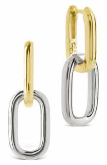 Estella Dualtone Dangle Earrings